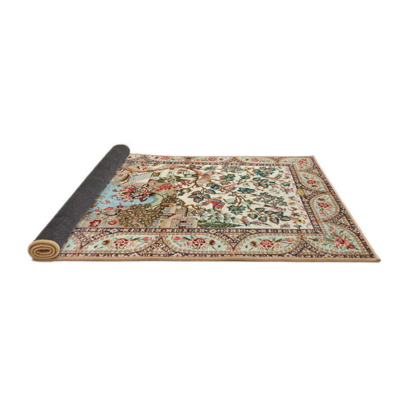Floral Indoor Rug, Round 7'