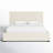 Taissa Solid Wood and Upholstered Panel Bed-81297024