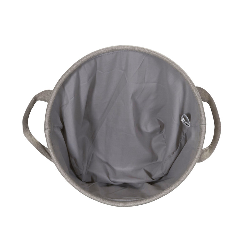 Fabric Basket With Handles 1, Gray