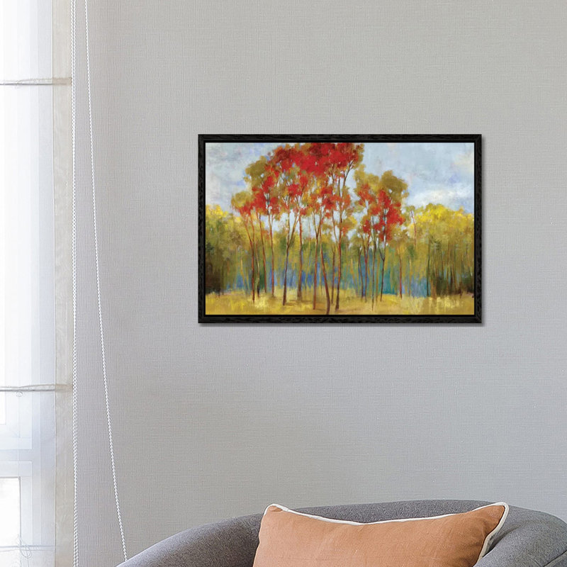 Touches Of Red by PI Studio - Gallery-Wrapped Canvas Giclée on Canvas, 66.04 cm H x 45.72 cm W, Black Floater Frame