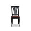 Ensemble de table et de chaises de cuisine 7 pièces comprenant une table de salle à manger rectangulaire en forme de papillon et 6 chaises rembourrées en similicuir de 42 po x 78 po, noir et cerise-1614634850-1705280006-1700672808