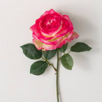 15" Brilliant Burgundy Rose; Burgundy