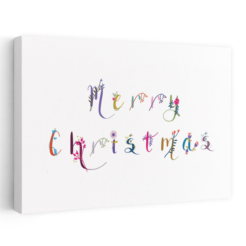 Boho Merry Christmas III 1 Piece Wrapped Canvas Wall Art, 60.96cm H x 91.44cm W