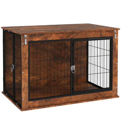 Furniture Style Crate with 2 Doors