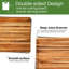 Planche à découper en bois de teck de qualité supérieure avec grain de bord BEEFurnI-984031760