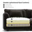 Canapé modulaire en U 6 pièces modulaire en forme de U avec coussins amovibles en chenille 6 pièces 150 po-1623123506