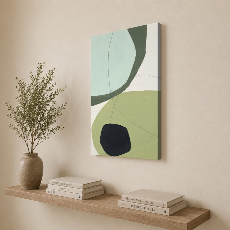 «Fresh Shapes I» par Patricia Pinto - Impression sur toile