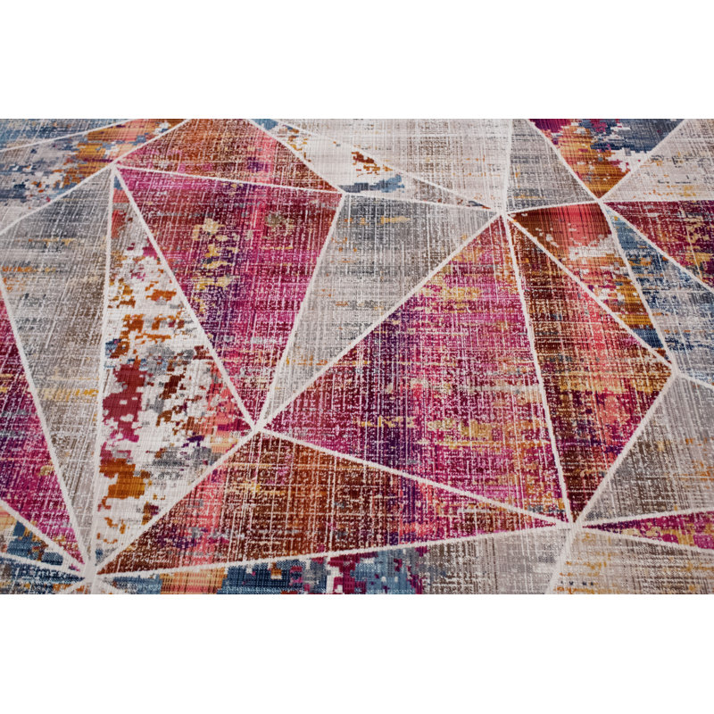 Anselmo Geometric Indoor Rug, Rectangle 7'8" x 10'2"