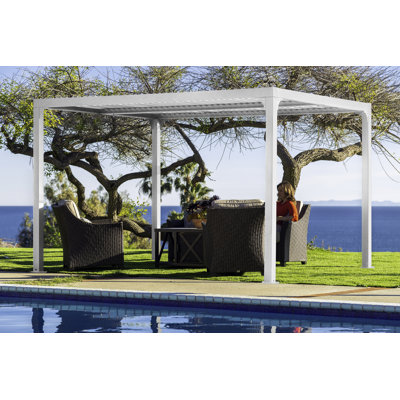 Novara Louvered Aluminum Pergola