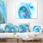 Coussin lombaire abstrait Abstract Light Fractal Illustration