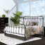 Transitional Style Antique Black Queen Size Bed Hand-brushed Antique Gold Accents 1pc Bedroom Furniture