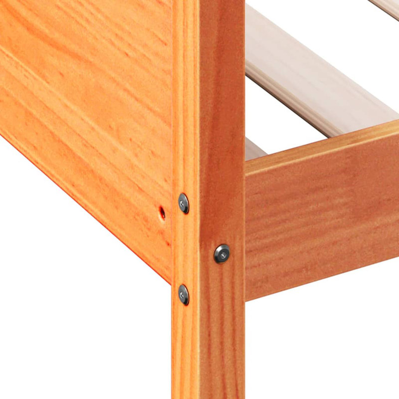 Aribelle Solid Wood Daybed, Wax Brown, Single (3')