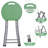 Folding Stools Set Of 4 For Adults Portable, Backless 18.7 Inch Folding Bar Stools, Heavy Duty Foldable Stools With Handle For Kitchen Counter Room Home Camping Indoor Outdoor-734966553
