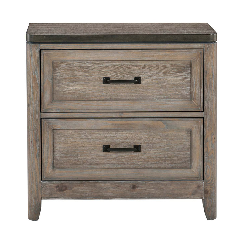Table de chevet 2 tiroirs Mandisha