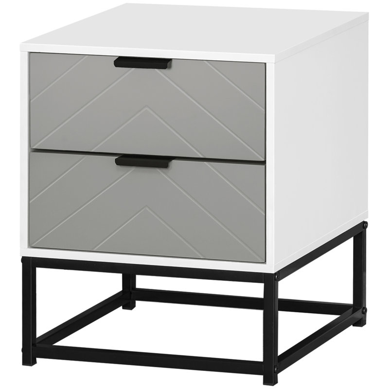 Hopkint 2 Drawer Bedside Table