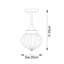 Rodolfo Glass Semi Flush Mount-1936757191