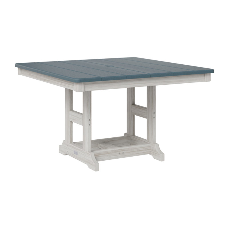 Table carrée berlinoise pour enfants 33 po Berlin, Ardoise, Coquille de mer