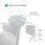 Base de douche à seuil simple l 60 po x P 32 po avec siège-92409644