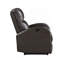 Fauteuil inclinable électrique 1pc recouvert de similicuir