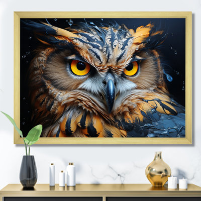 Hibou jaune hypnotisant III