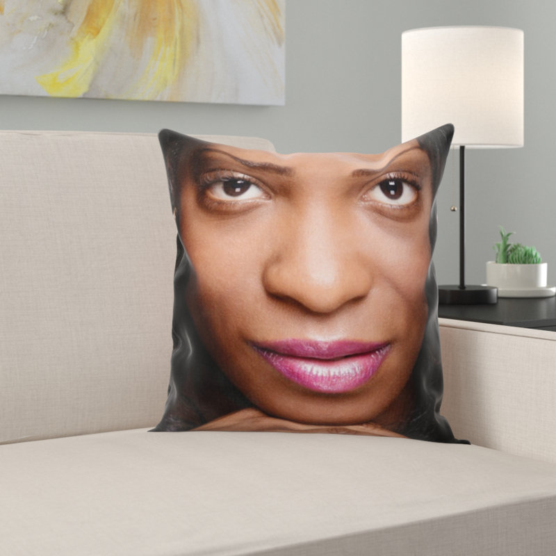 Coussin décoratif portrait