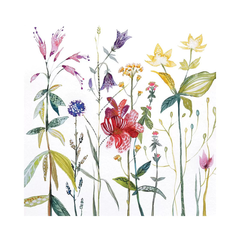 Meadows I by Lesia Binkin - Wrapped Canvas Painting, 66.04 cm H x 66.04 cm W x 1.91 cm D