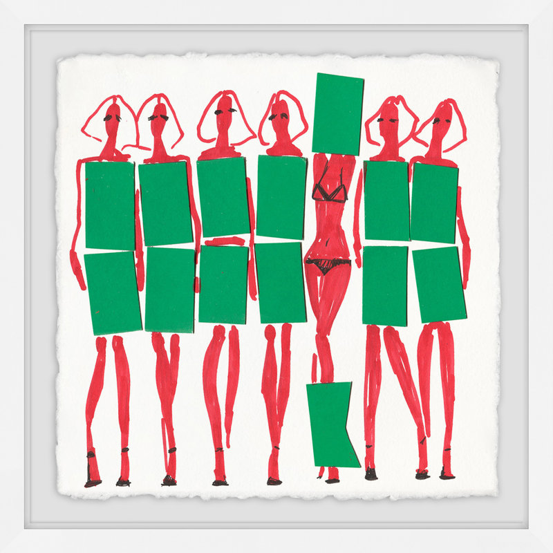 'Oops!' Framed Print, 12" H x 12" W x 1.5" D