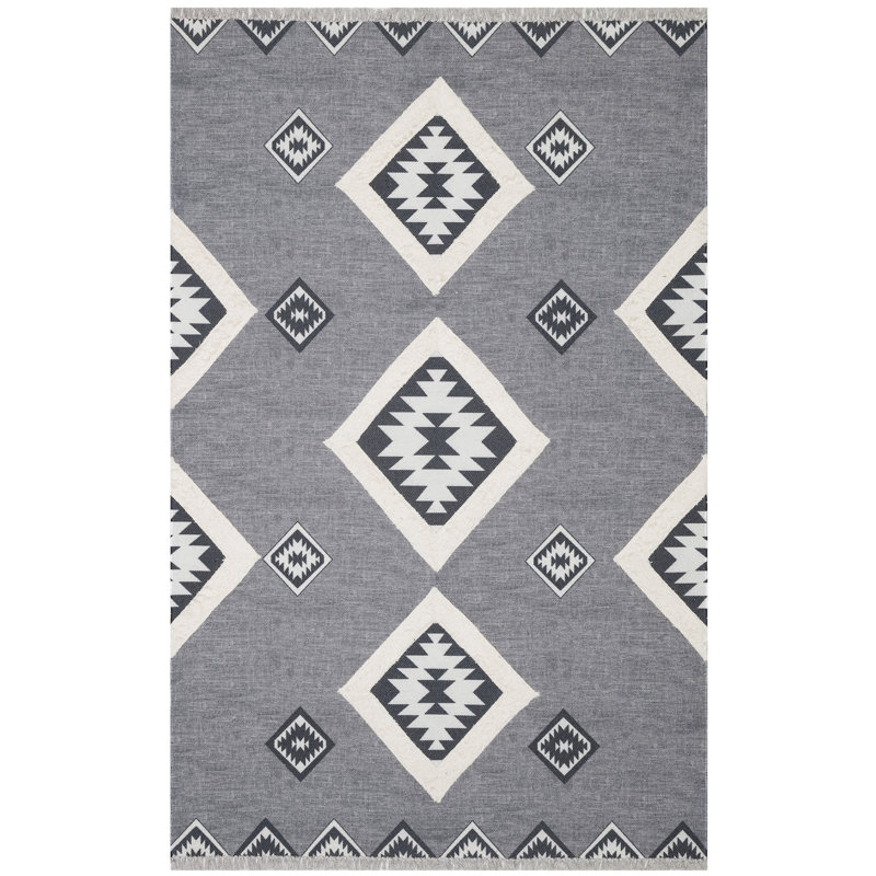 Tapis intérieur / extérieur en coton Iyleen, Tapis de couloir 2 pi 7 po x 9 pi 10 po