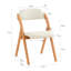 Maja Polyester/Polyester Blend Padded Stackable Folding Chair Folding Chair-20201849