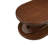 Wood Oval Coffee Table with Open Storage-818556597