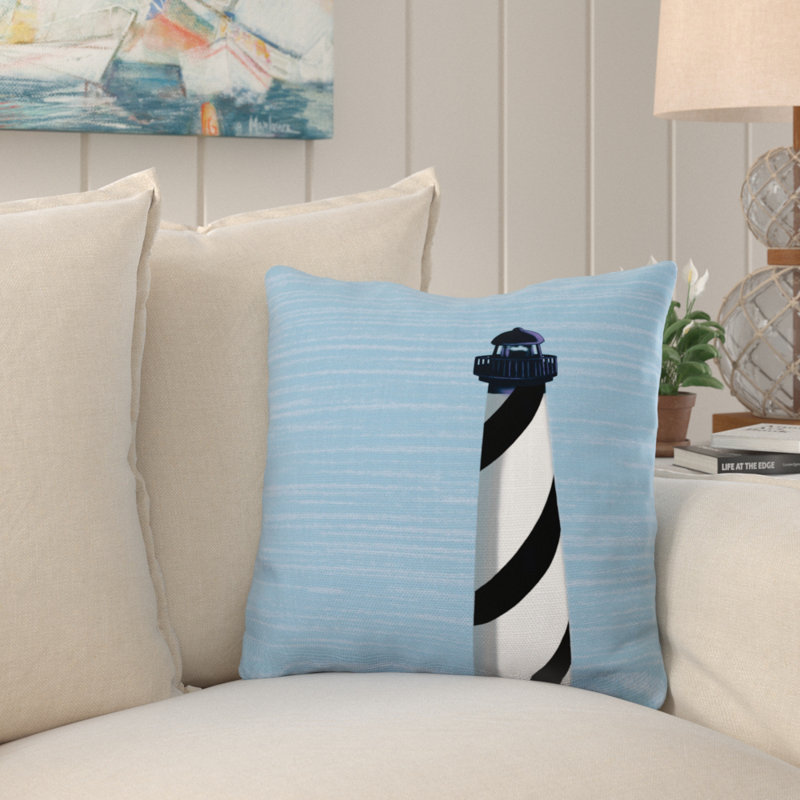 Nautical Reversible Throw Pillow, 20" x 20"