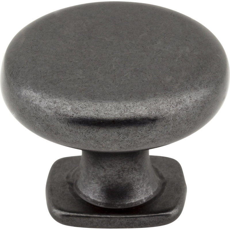 Belcastel I Mushroom Knob, Gun Metal