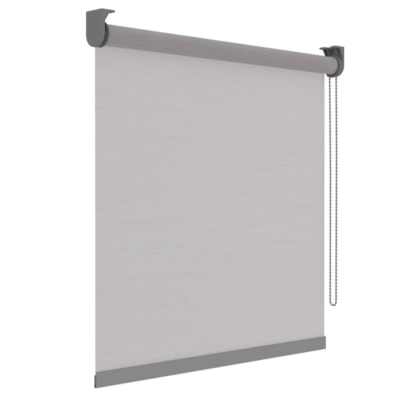 Decosol Roller Blinds Deluxe Translucent White Stripes, 150cm W x 190cm L
