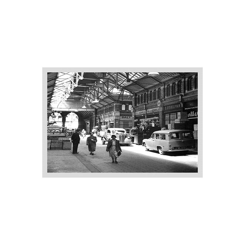« market recouverted market », reproduction de photo, H 24 po x l 36 po x P 1,5 po