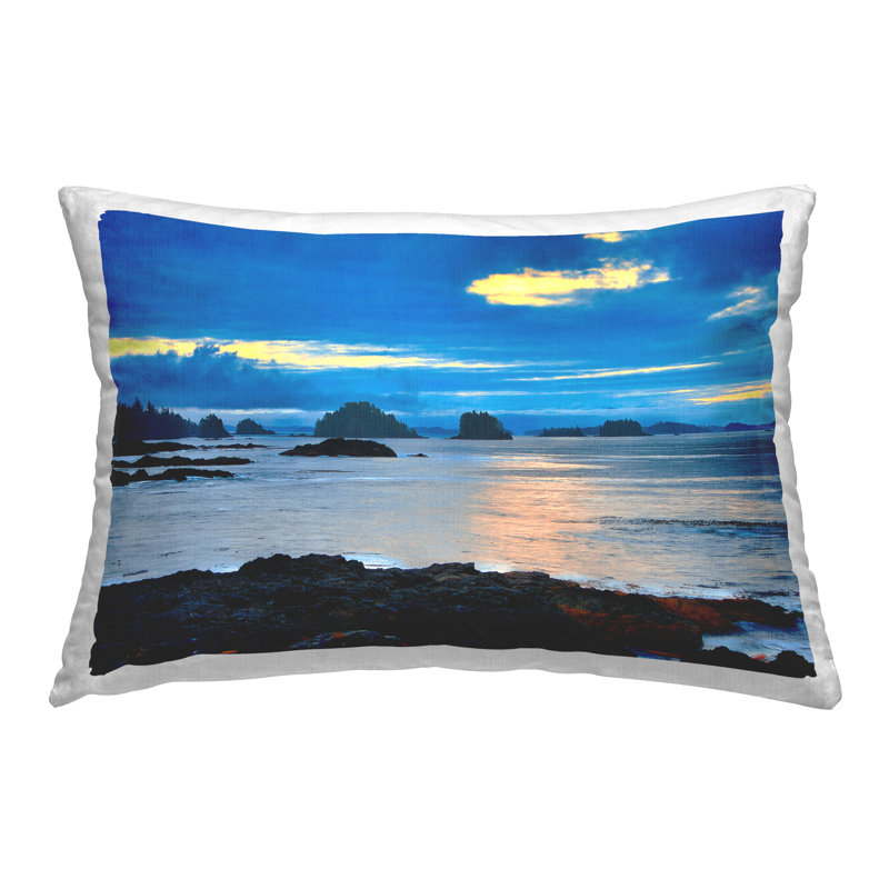 Sun Reflection Beach Decorative Printed Throw Pillow Design by Chuck Burdick