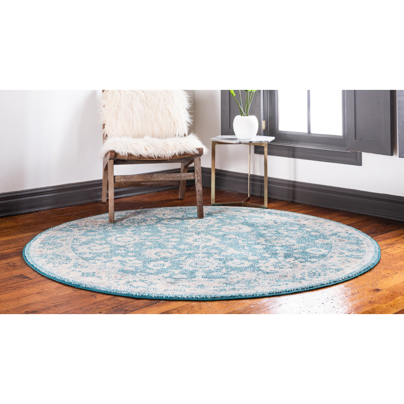 Abstract Area Rug, Round 99cm