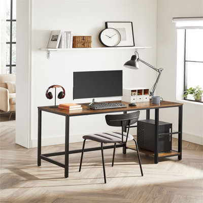 Metal Base Computer Desk