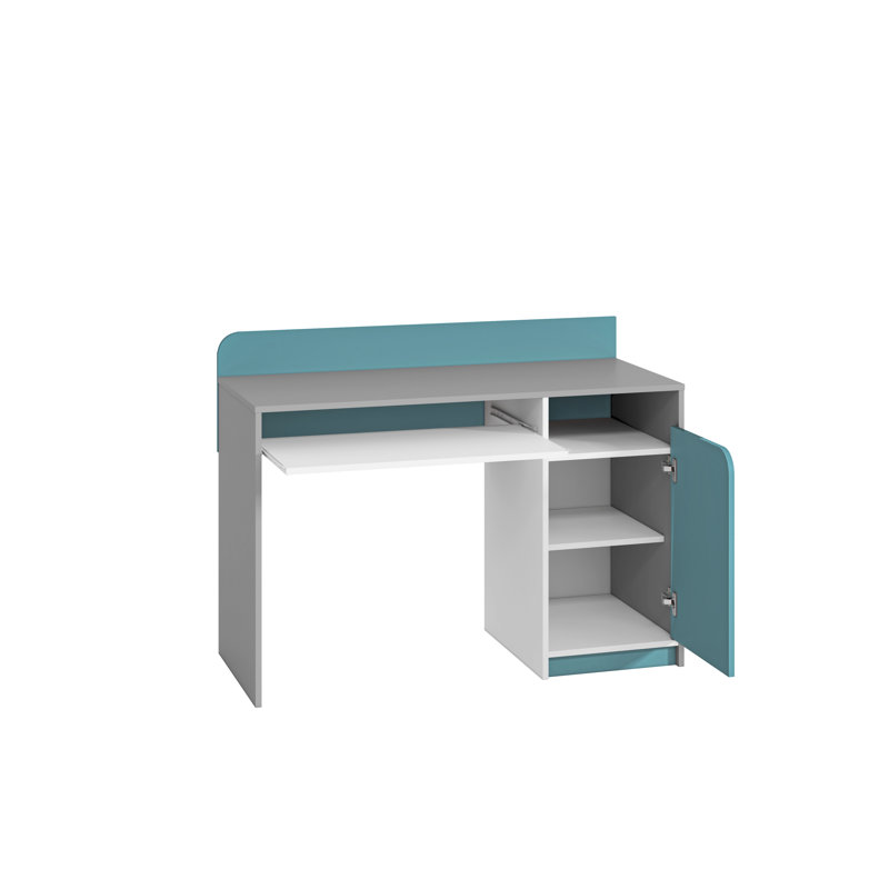 Writing Desk, Blue/Grey