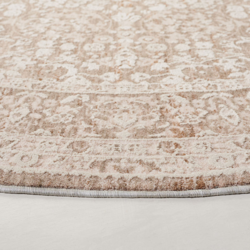 Serlin Willow Performance Oriental Rug, Round 6'3"