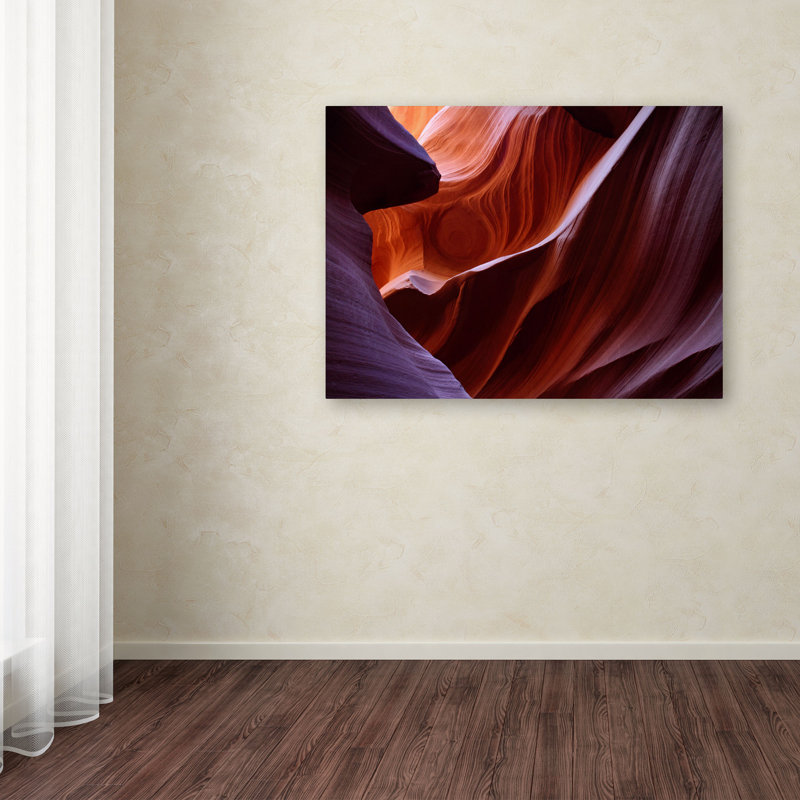 « antilope canyon » par pierre leclerc,, reproduction de photo sur toile, H 16 po x l 24 po x P 2 po