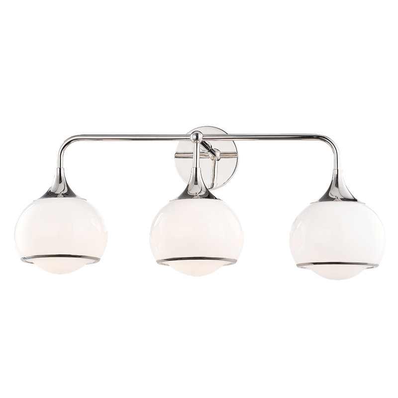 Reese Vanity Light, Polished Nickel, 3