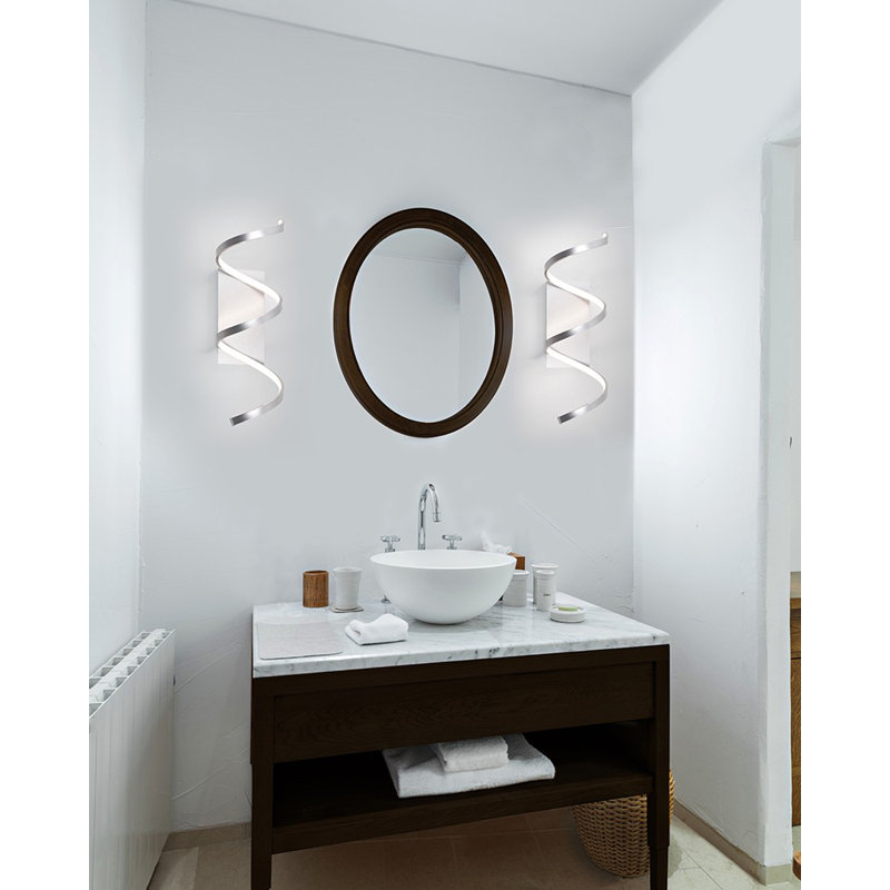 Brass Dimmable Direct Wired Electric Sconce