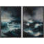«Ocean Landscape Wall Art», ensemble de 2 reproductions d'art sur toile encadrées-118759565-118759568