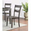 Chaise d'appoint de salle à manger 2 pièces