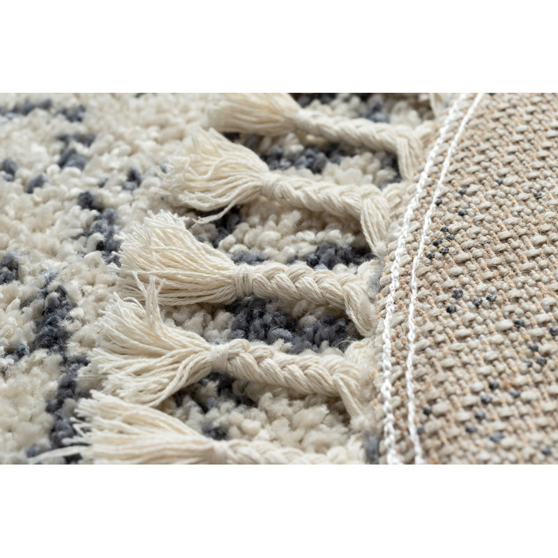 Round Willernie Geometric Area Rug, Round 120cm