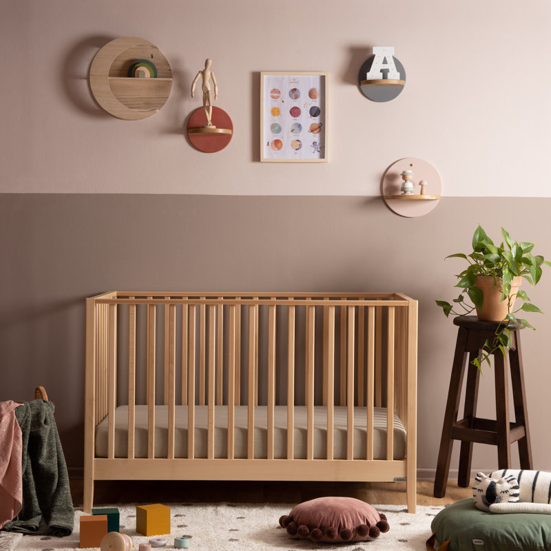 GreenGuard Certified 3 -in-1 Convertible Crib, Natural