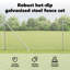 140 cm H x 1000 cm W Steel Border Fencing