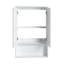 Meuble-lavabo 48 po avec lavabo en résine, 1 armoire murale et 1 armoire latérale, portes à fermeture en douceur, montage flottant, contreplaqué
