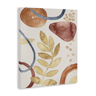 Tons de terre organiques et toile de feuille, design par Camila Juncos