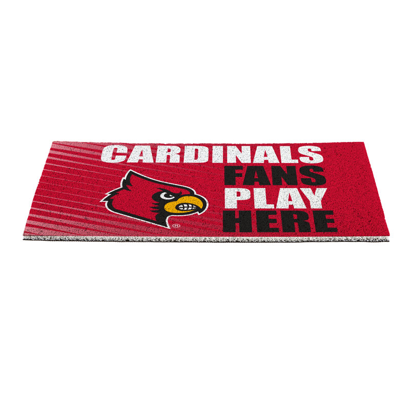 University of Louisville Fan PVC Mat, 28"x16"